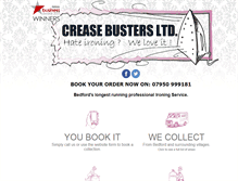 Tablet Screenshot of creasebusters.co.uk